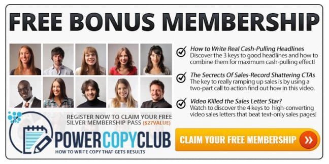 Bonus Membership #5: Power Copy Club